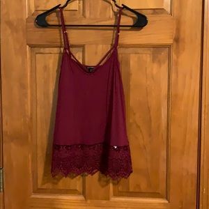 Cami with lace detail